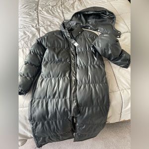 Fashionnova Black Long Puffer Coat